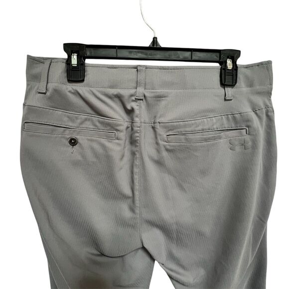 Under Armour Men's Gray Golf Pants Size 34 Straight Fit Casual - Picture 6 of 9